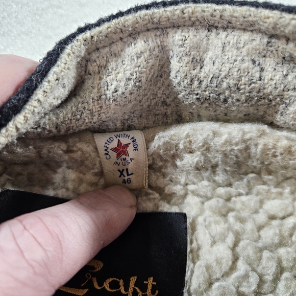 Vintage Cal Craft Sherpa Lined Wool Bomber Jacket USA XL - Picture 4 of 9